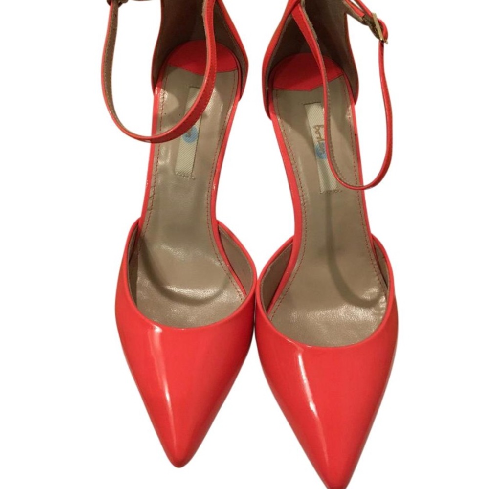 Boden Tropical Peach Party Heel Pumps Size 7.5